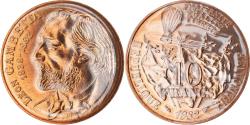 World Coins - Coin, France, Gambetta, 10 Francs, 1982, Paris, FDC, , Nickel-Bronze