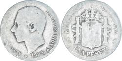 World Coins - Coin, Spain, Alfonso XII, Peseta, 1885, Madrid, , Silver, KM:686