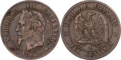 World Coins - France, Napoleon III, 2 Centimes, Napoléon III, 1862, Strasbourg, Bronze