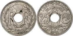 World Coins - France, 25 Centimes, Lindauer, 1916, Paris, Souligné, Nickel,