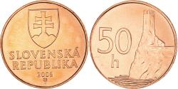 World Coins - Coin, Slovakia, 50 Halierov, 2006, , Copper Plated Steel, KM:35