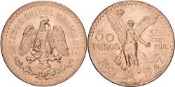 World Coins - Mexico, 50 Pesos, 1947, Mexico City, Restrike, Gold, , KM:481