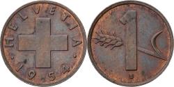 World Coins - Switzerland, Rappen, 1954, Bern, Bronze, , KM:46