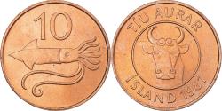 World Coins - Coin, Iceland, 10 Aurar, 1981, , Bronze, KM:25