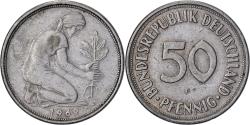 World Coins - Federal Republic of Germany, 50 Pfennig, 1969, Stuttgart, Copper-nickel