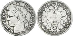 World Coins - Coin, France, Cérès, 2 Francs, 1871, Bordeaux, , Silver, KM:816.2