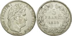 World Coins - Coin, France, Louis-Philippe, 5 Francs, 1839, Rouen, , Silver