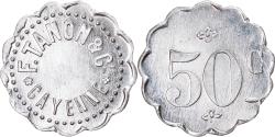 World Coins - token, FRENCH GUIANA, Cayenne, F. Tanon et Cie, 50 Centimes, c. 1928,