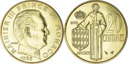 World Coins - Coin, Monaco, Rainier III, 20 Centimes, 1995, , Aluminum-Bronze