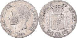 World Coins - Coin, Spain, 50 Centimos, 1880