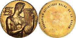 World Coins - Belgium, Medal, Orphée, Société Belge des Auteurs, Musique, Muller