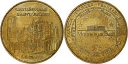 World Coins - France, Tourist token, Cathédrale Saint-Julien du Mans, 2009, MDP, Nordic gold