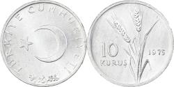 World Coins - Turkey, 10 Kurus, 1975, Istanbul, Aluminum, , KM:891a