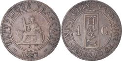 World Coins - Coin, FRENCH INDO-CHINA, Cent, 1887, Paris, , Bronze, KM:1, Lecompte:39