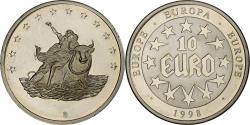 World Coins - Germany, 10 Euro, Europa, 1998, Maillechort, Proof,