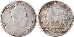 World Coins - Coin, Ethiopia, Menelik II, Gersh, 1903, Paris, , Silver, KM:12