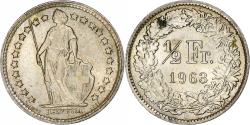 World Coins - Switzerland, 1/2 Franc, 1963, Bern, , Silver, KM:23