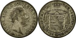 World Coins - Coin, German States, SAXONY-ALBERTINE, Friedrich August II, 1/6 Thaler, 1/4