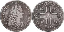 World Coins - France, Louis XV, Petit Louis d'Argent, 1720, Paris, 1er sem, Silver,