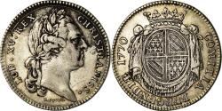 World Coins - France, Token, Louis XV, Etats de Bourgogne, History, 1770, Duvivier,