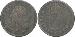 World Coins - France, Louis XVI, Sol, 1791, Orléans, Copper, , Gadoury:350