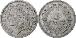 World Coins - France, 5 Francs, Lavrillier, 1949, Paris, Aluminum, , KM:888b.1