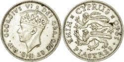 World Coins - Coin, Cyprus, George VI, 9 Piastres, 1940, , Silver, KM:25