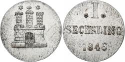 World Coins - Germany, Schilling, 1846, Hamburg, Billon, , KM:566
