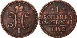 World Coins - Coin, Russia, Nicholas I, Kopek, 1842, Saint-Petersburg, , Copper