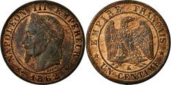 World Coins - Coin, France, Napoleon III, Napoléon III, Centime, 1862, Bordeaux,