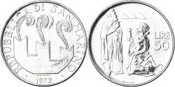World Coins - Coin, San Marino, 50 Lire, 1972, Rome, FDC, , Steel, KM:19