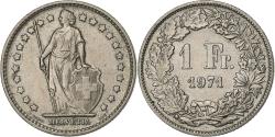 World Coins - Switzerland, Franc, 1971, Bern, Copper-nickel, , KM:24a.1