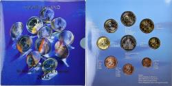 World Coins - Finland, 1 c. to 2€ + token, 2002, Vantaa, BU,