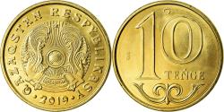 World Coins - Coin, Kazakhstan, 10 Tenge, 2019, Kazakhstan Mint, , Brass plated steel