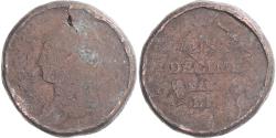 World Coins - Coin, France, Dupré, Decime, AN 8, Strasbourg, , Copper, Gadoury:187a