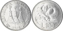 World Coins - Coin, San Marino, 100 Lire, 1975, , Steel, KM:46