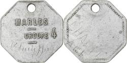 World Coins - France, Token, Mines de Marles, Groupe 4, Aluminium,
