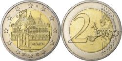 World Coins - GERMANY - FEDERAL REPUBLIC, 2 Euro, 2010, Karlsruhe, Bi-Metallic,