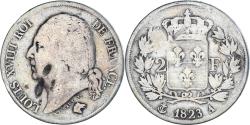 World Coins - Coin, France, Louis XVIII, 2 Francs, 1823, Paris, , Silver, KM:710.1