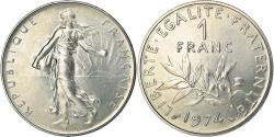 World Coins - Coin, France, Semeuse, Franc, 1974, Paris, , Nickel, KM:925.1