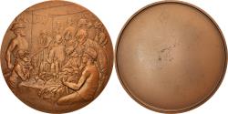 World Coins - France, Medal, Peinture, Le Déjeuner des Canotiers, Auguste Renoir, 1977