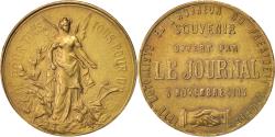 World Coins - France, Token, Président Loubet, Le Journal, 1905, , Brass