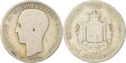 World Coins - Coin, Greece, George I, Drachma, 1873, Paris, , Silver, KM:38
