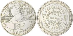 World Coins - France, 10 Euro, Bretagne, 2012, Paris, , Silver, KM:1866