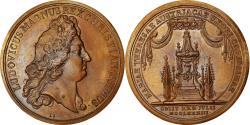 World Coins - France, Medal, Louis XIV, Mort de la Reine mère, History, 1683, Mauger