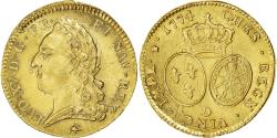 World Coins - France, Louis XV, Double louis d'or à la vieille tête, 1774, Lyon, Pedigree