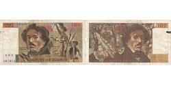 World Coins - France, 100 Francs, Delacroix, 1979, M.11, VG(8-10), Fayette:69.2c, KM:154a