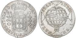 World Coins - Brazil, João VI, 960 Reis, 1817, Rio de Janeiro, Overstruck, Silver,