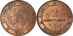 World Coins - Coin, France, Cérès, 2 Centimes, 1883, Paris, faisceau, , Bronze
