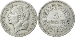 World Coins - Coin, France, Lavrillier, 5 Francs, 1945, Beaumont - Le Roger,